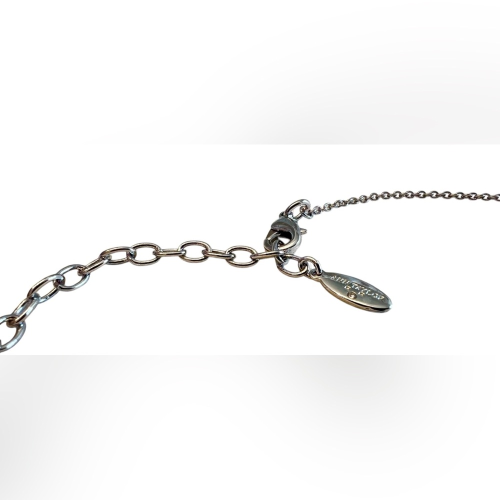 Ann Taylor Elegant Silver Toned Necklace - Picture 6 of 7